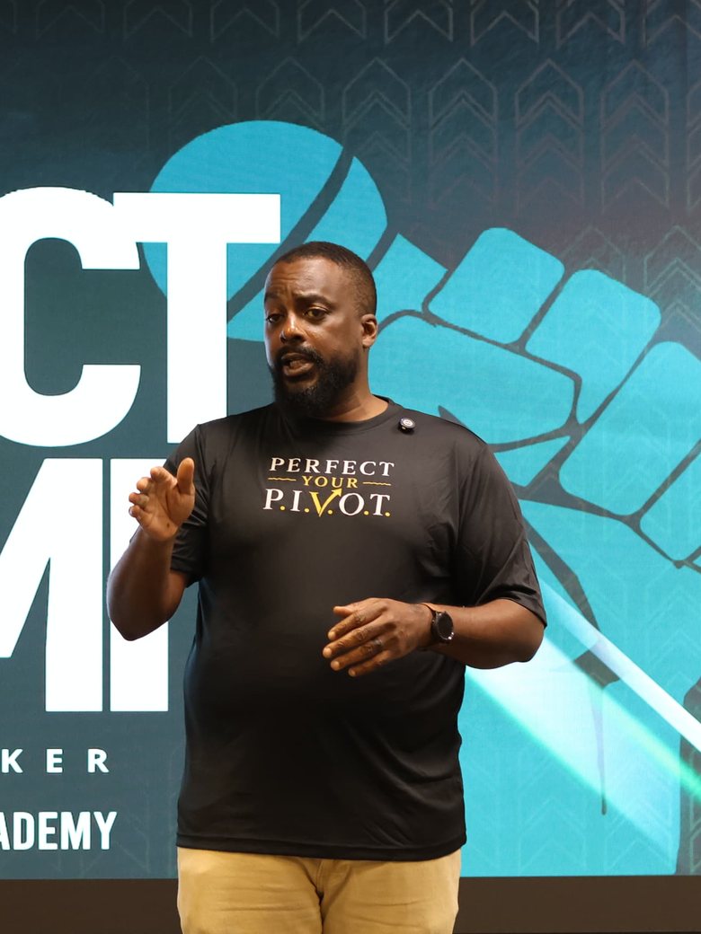 Coach Curtis Bonny speaking at the Orlando Impact Summit